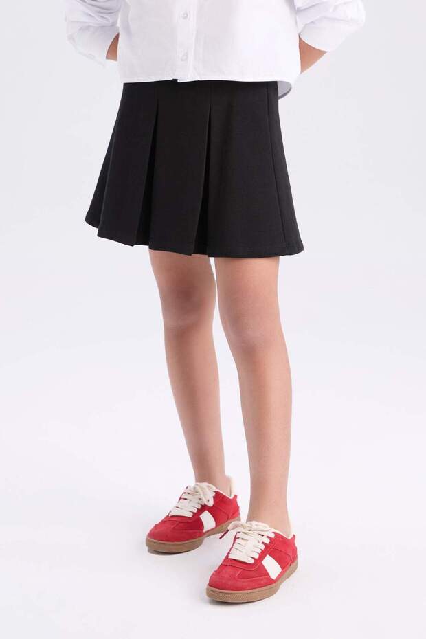 تنورة أساسية مطوية للفتيات E2661A825SM - 3