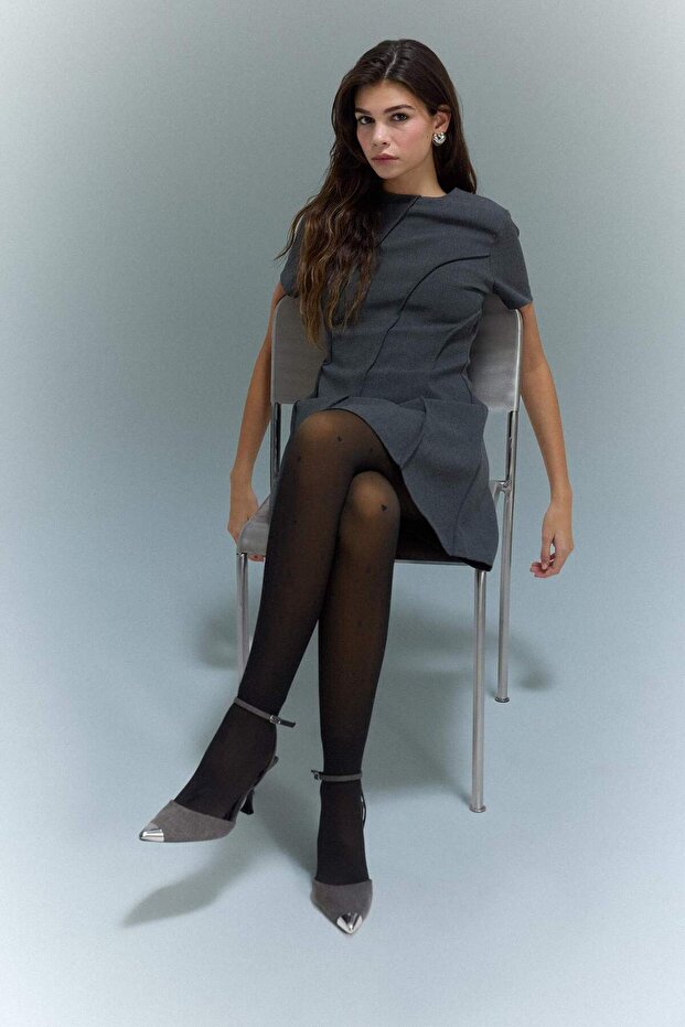 Women's Heart Thermal Pantyhose D1505Axns