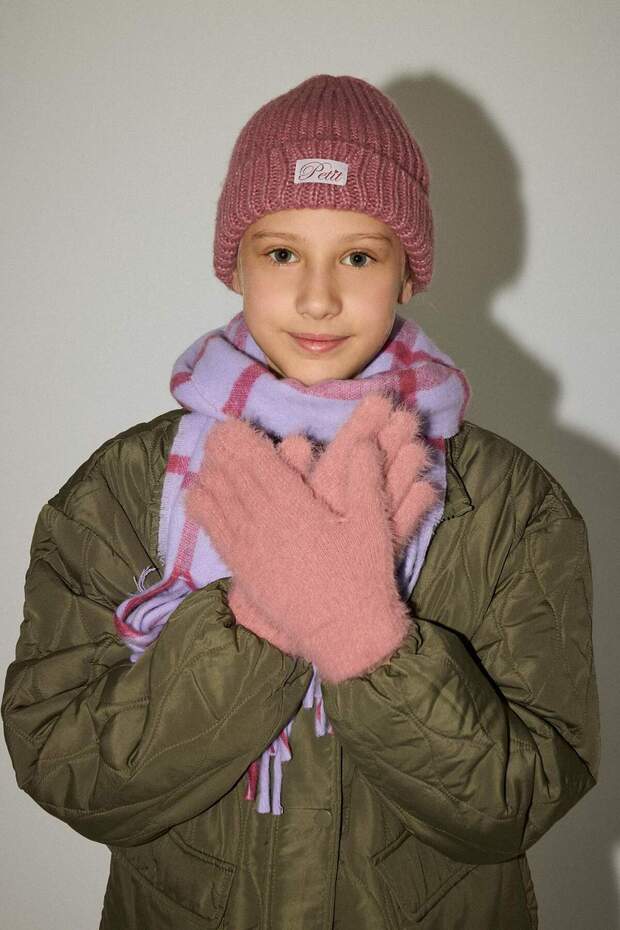 Knitwear Gloves Girls A6604A824Wn