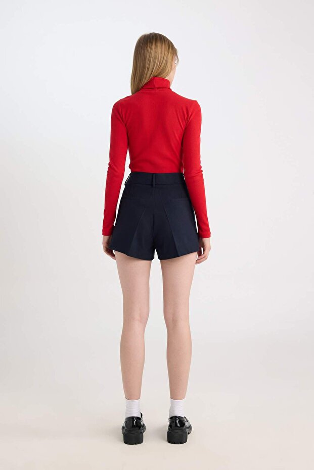 Slım Fıt Normal Bel Basıc Şort D5250AX24AU - 6