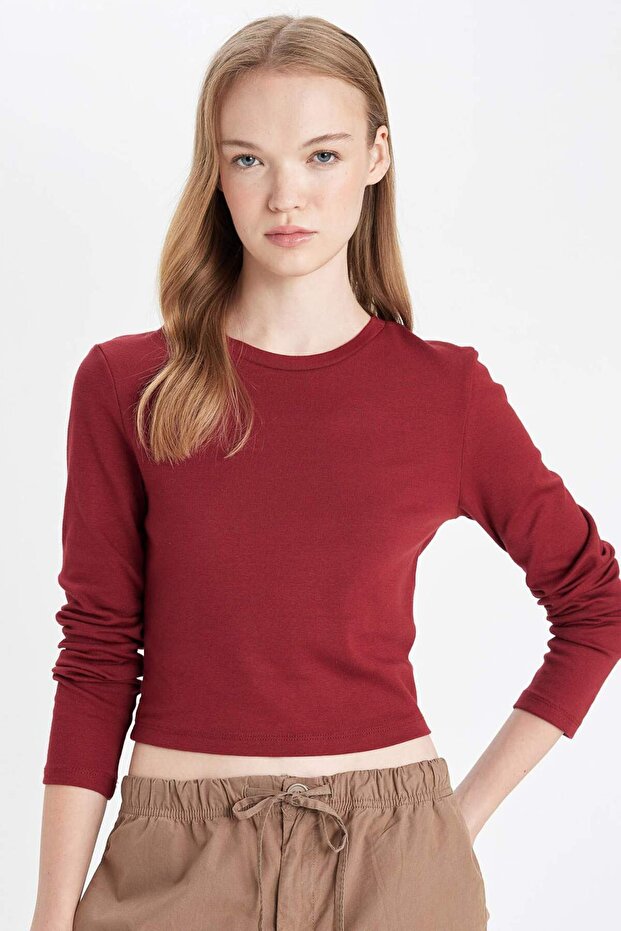 Fıtted Ribana Basıc Tişört C8190AX24AU - 1