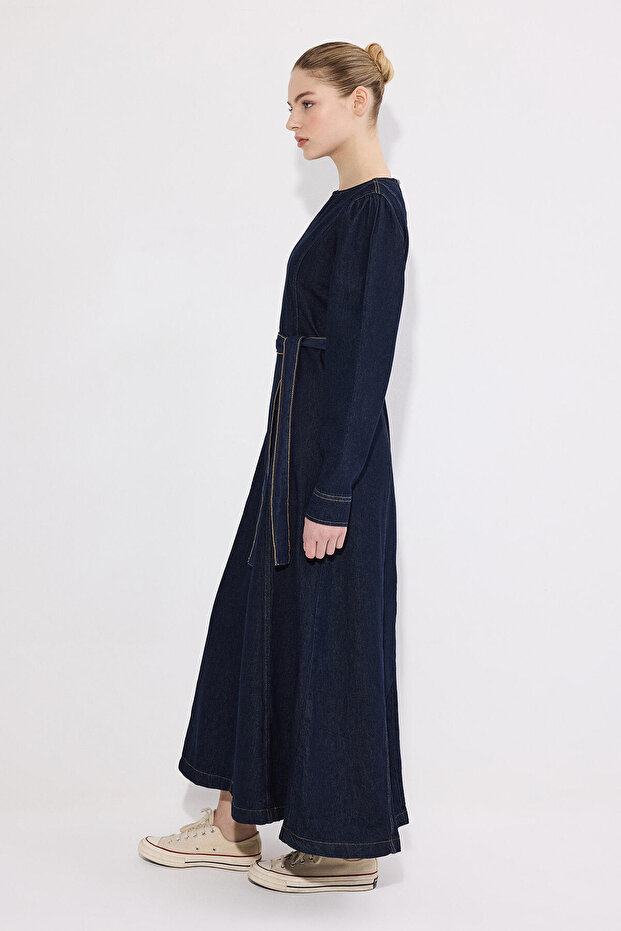 DENİM ELBİSE - 4