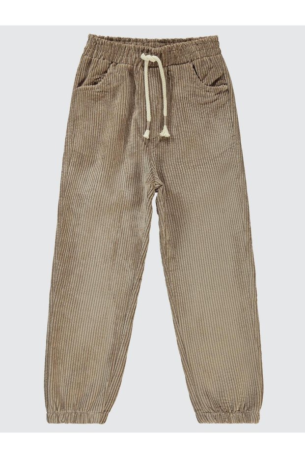 10-13 Years Old Boy's Camel Pants