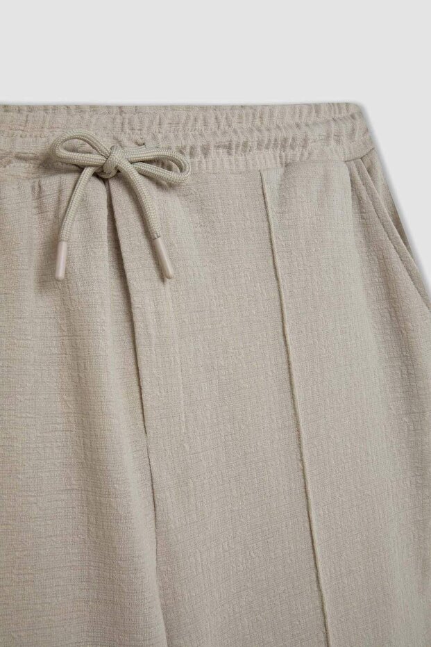 Relax Fit Penye Bermuda Şort D4760AX24HS - 8