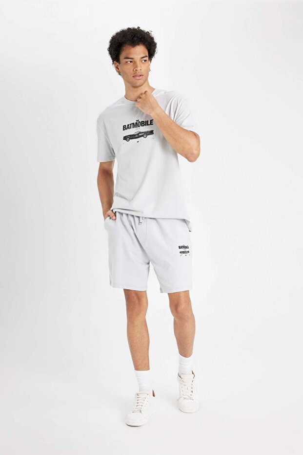 Batman 85 Regular Fit Straight Leg Shorts C5867Ax24Hs