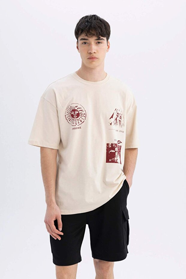 Regular Fit Kargo Cepli Basic Düz Bermuda Şort D0476AX24SM - 2