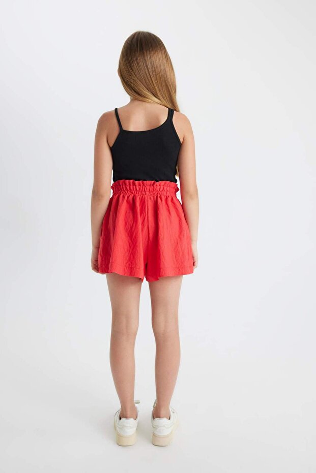 Basic Düz Şort Kız Çocuk C9298A824SM - 7