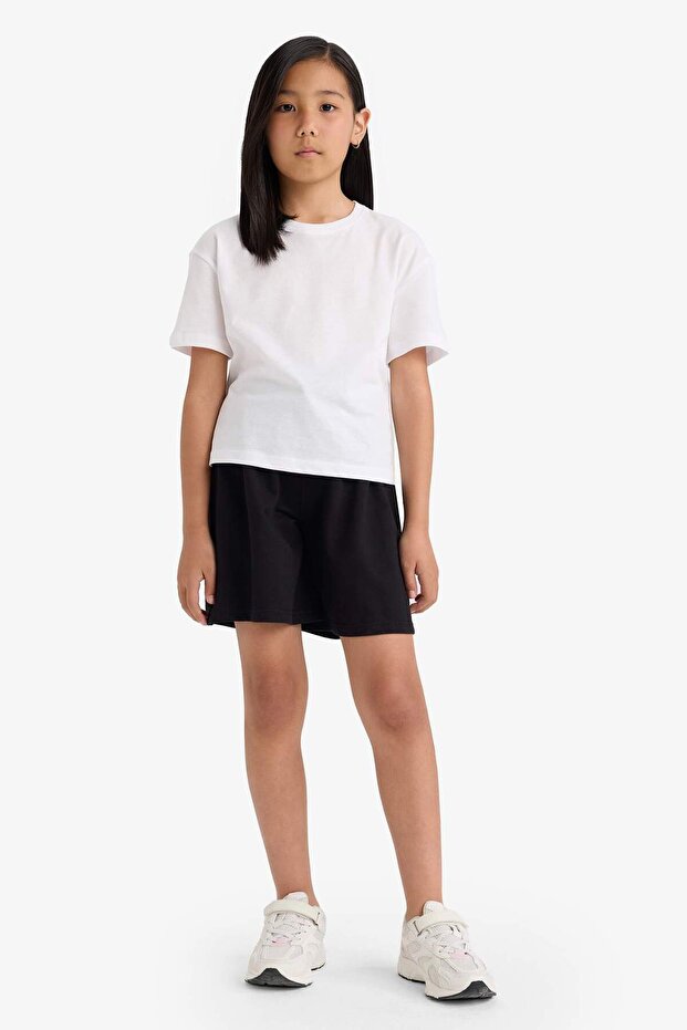 شورت برمودا أساسي للفتيات B5165A824HS - 4