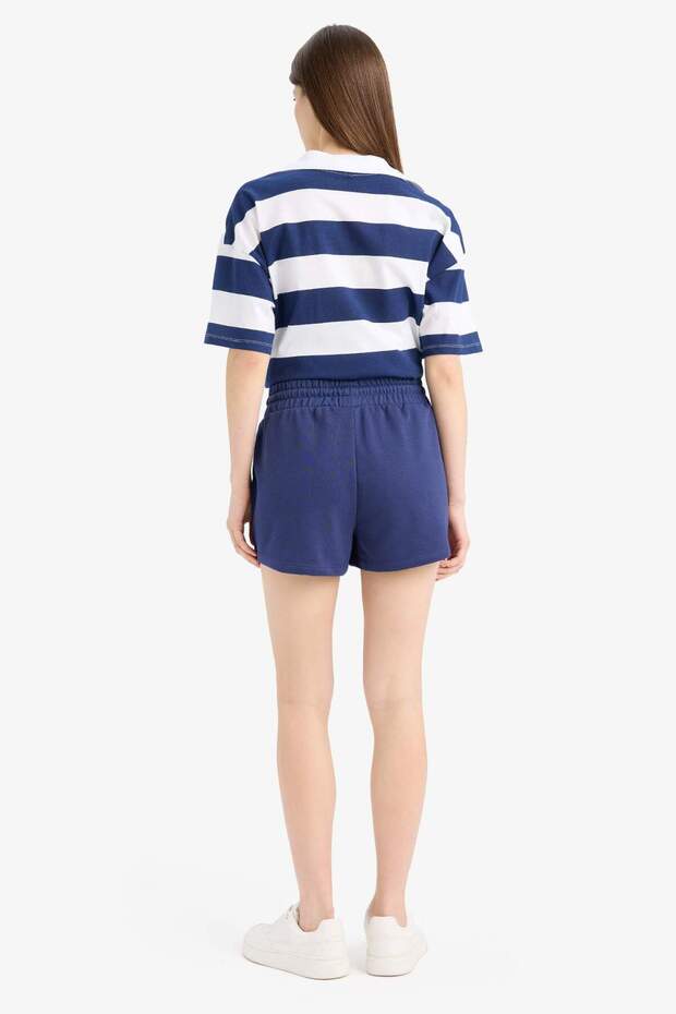 Regular Fit Normal Bel Kısa Basic Düz Şort C7600AX24SM - 6