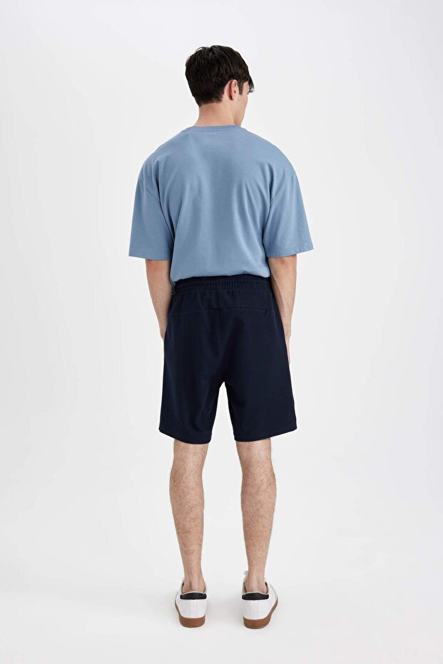 Regular Fit Düz Paça Cepli Basic Düz Şort B8792AX24SM - 7