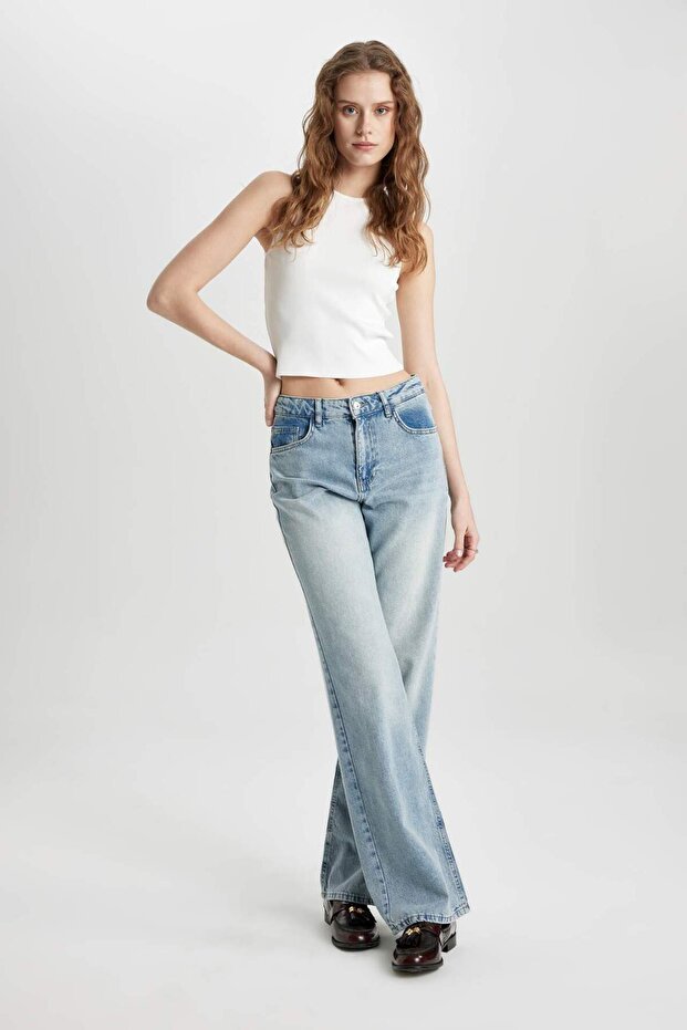 Fıtted Halter Yaka Basıc Triko Atlet C3147AX24SP - 2