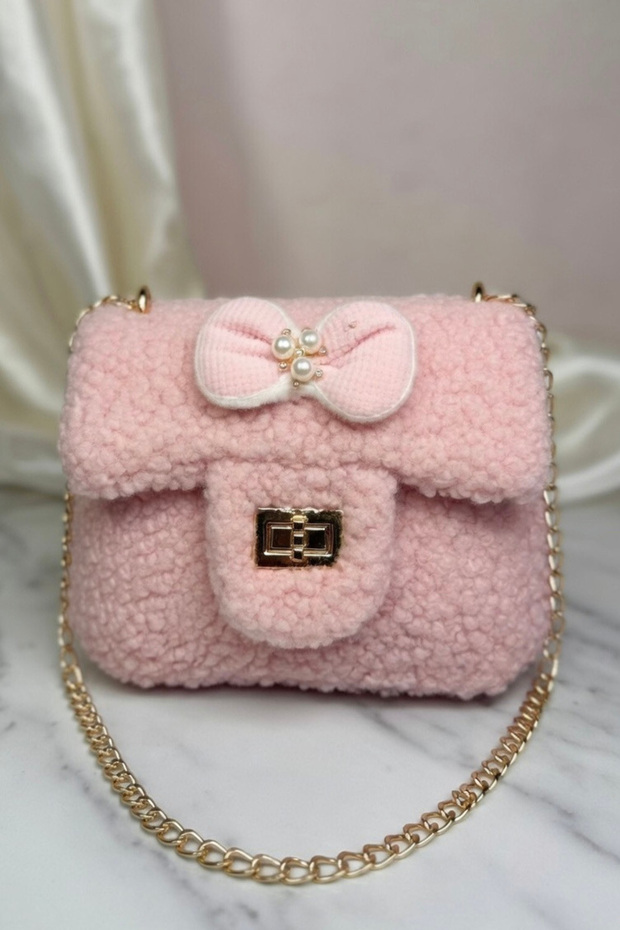 Teddy Fabric Strap Children's Bag | Daily Stylish Model