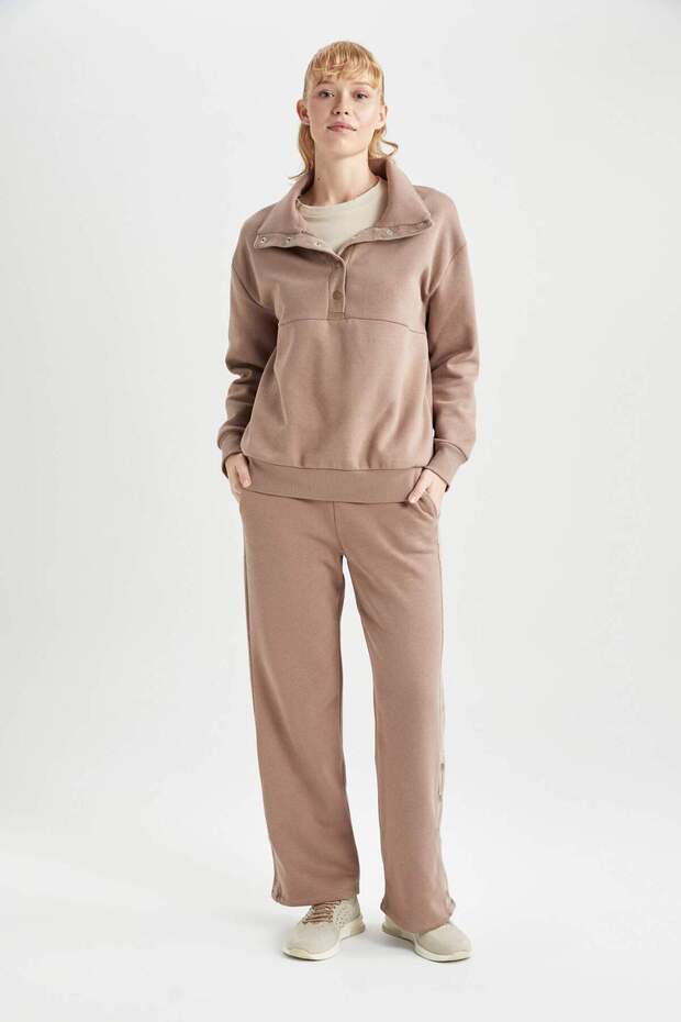 Wide Leg Geniş Paça Eşofman Altı Cepli Geniş Paça Standart A7155AX23AU - 2