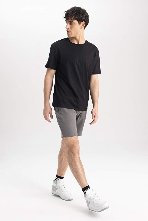 Regular Fit Basic Düz Bermuda Şort A2348AX23SM - 3