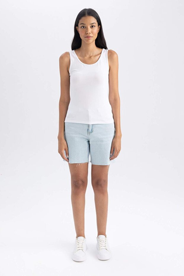 Slim Fit Round Neck Undershirt - 2