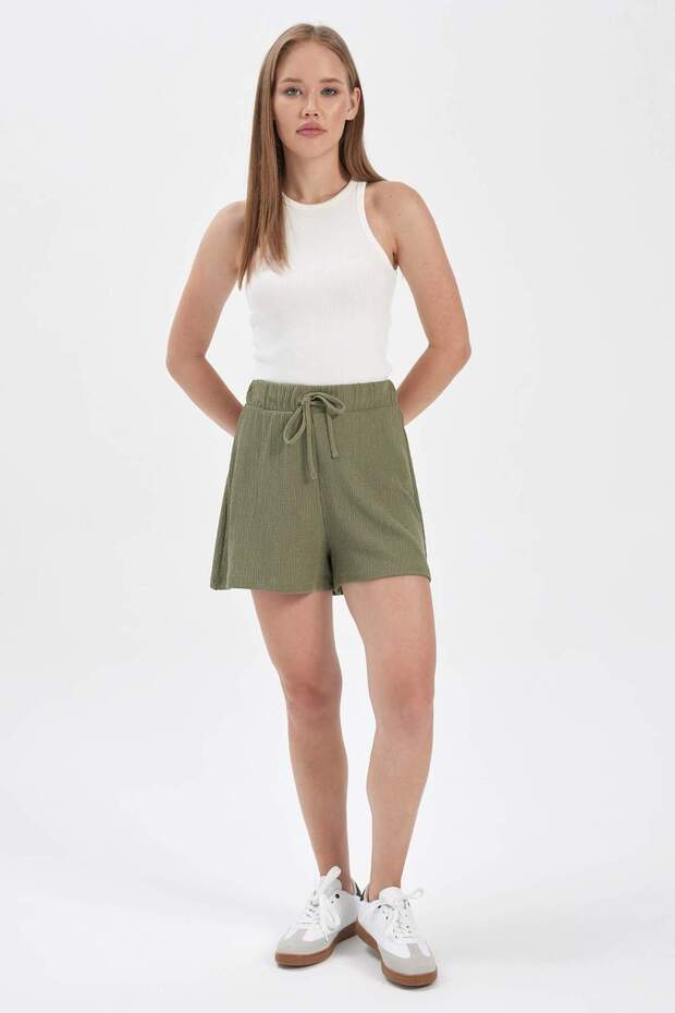 Loose Fit Wrinkled Shorts A6223Ax23Sm