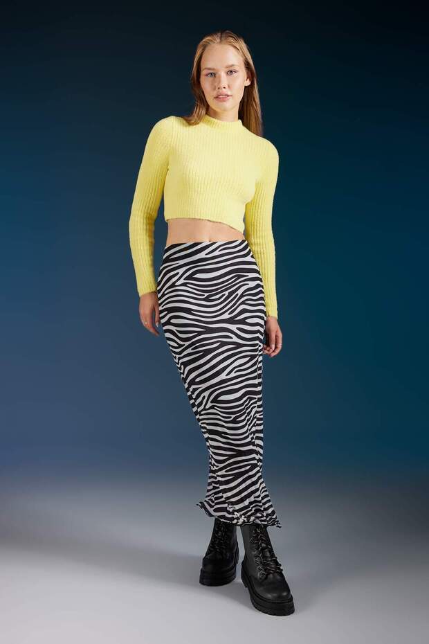 Coool Regular Fit Strickpullover mit Rundhalsausschnitt A2013AX23WN - 2