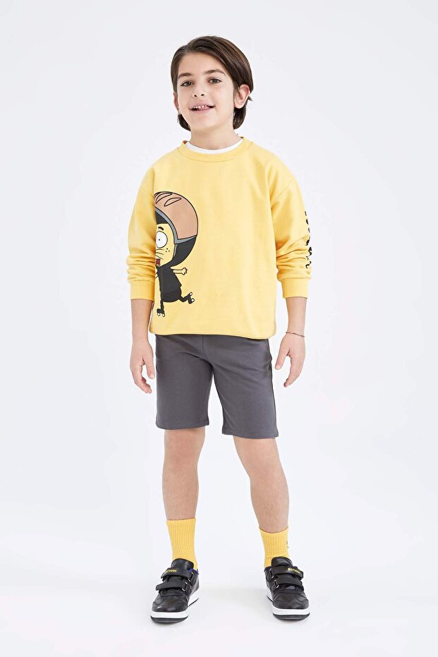 Boy's Basic Bermuda Shorts Z5289A623Sm - 2