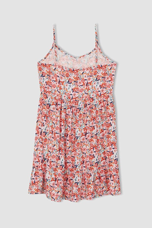 Mini Kısa Kollu Elbise - 8