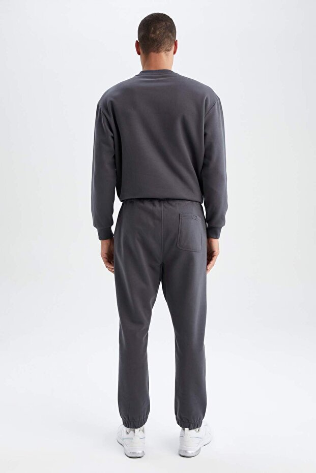 Regular Fit Basic Jogger Sweatpants U7438Azns - 5