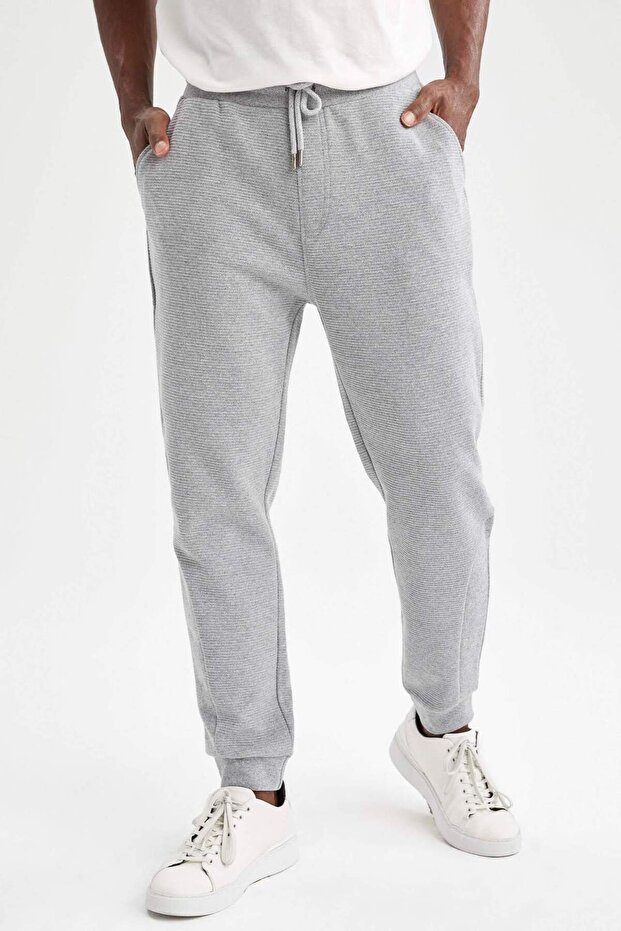 Slim Fit Basic Pamuklu Jogger Eşofman Altı N0140AZ21AU - 5