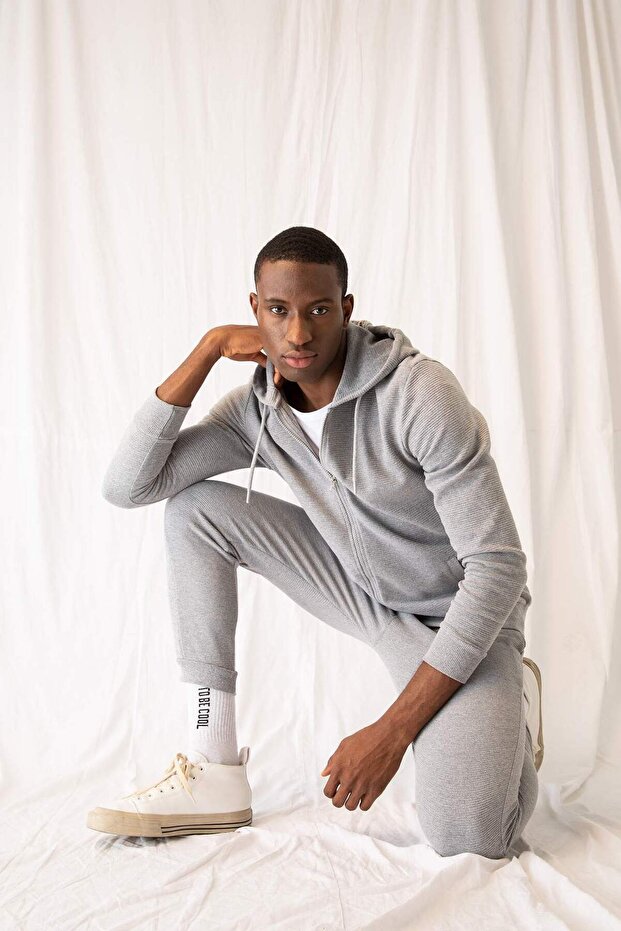 Slim Fit Basic Pamuklu Jogger Eşofman Altı N0140AZ21AU - 1