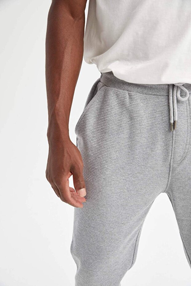 Slim Fit Basic Pamuklu Jogger Eşofman Altı N0140AZ21AU - 6