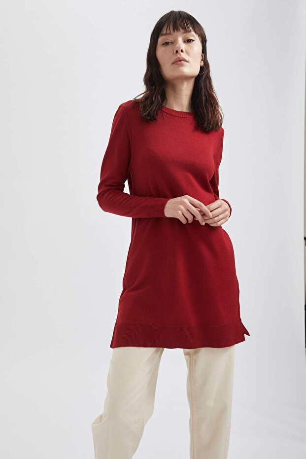 Regular Fit Bisiklet Yaka Tunik - 5