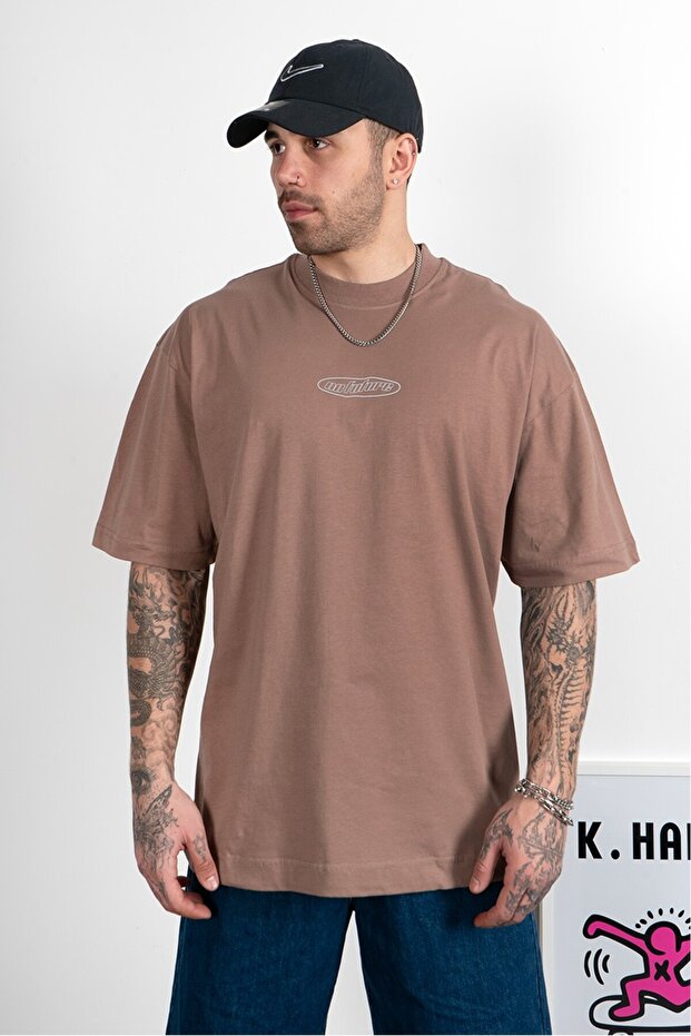 Reflective Trip Oversize Tişört NF0706KH - 1