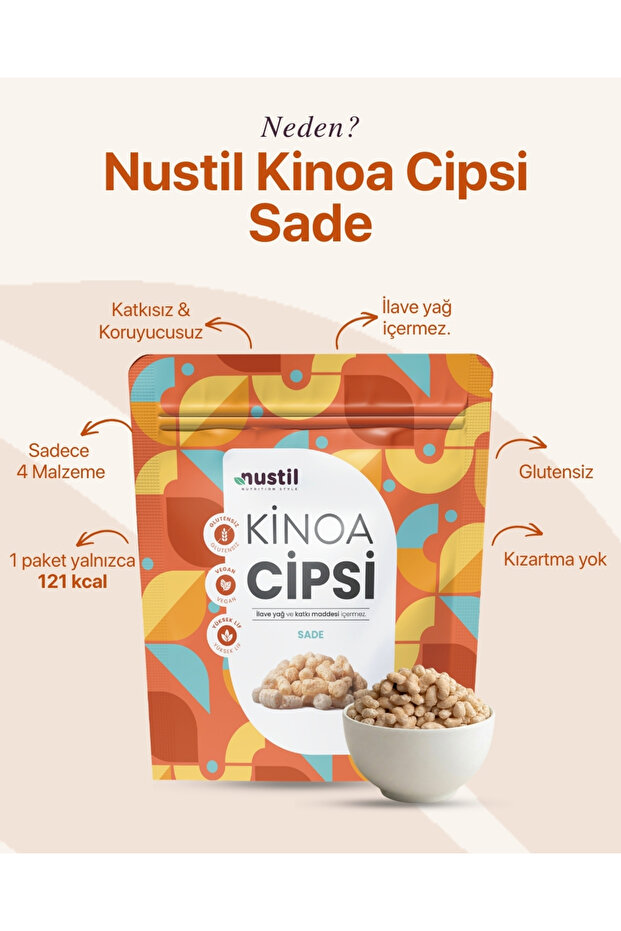 Glutensiz Kinoa Cipsi 35g