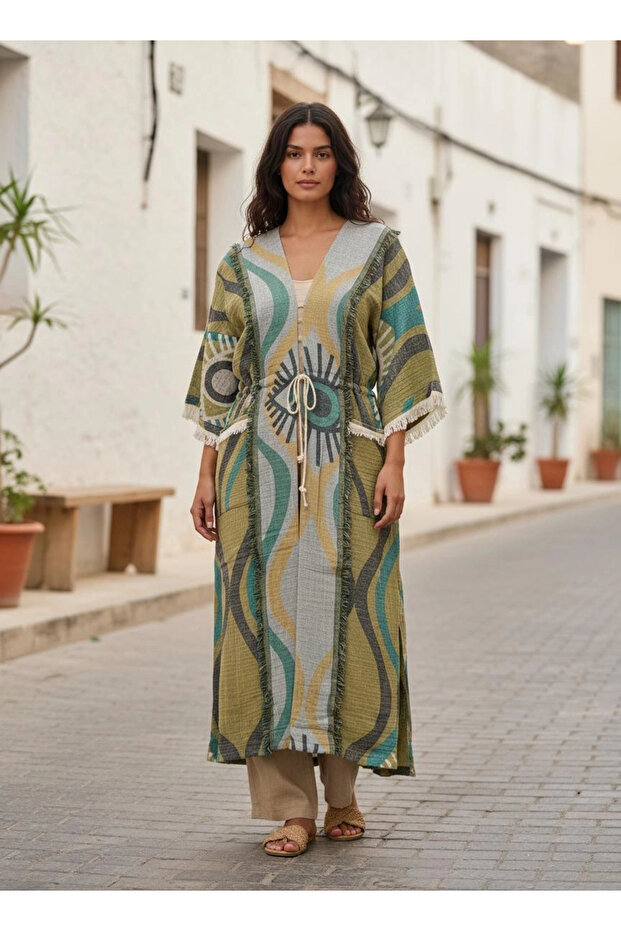 Anatolian Heritage Kaftan / Green Eye