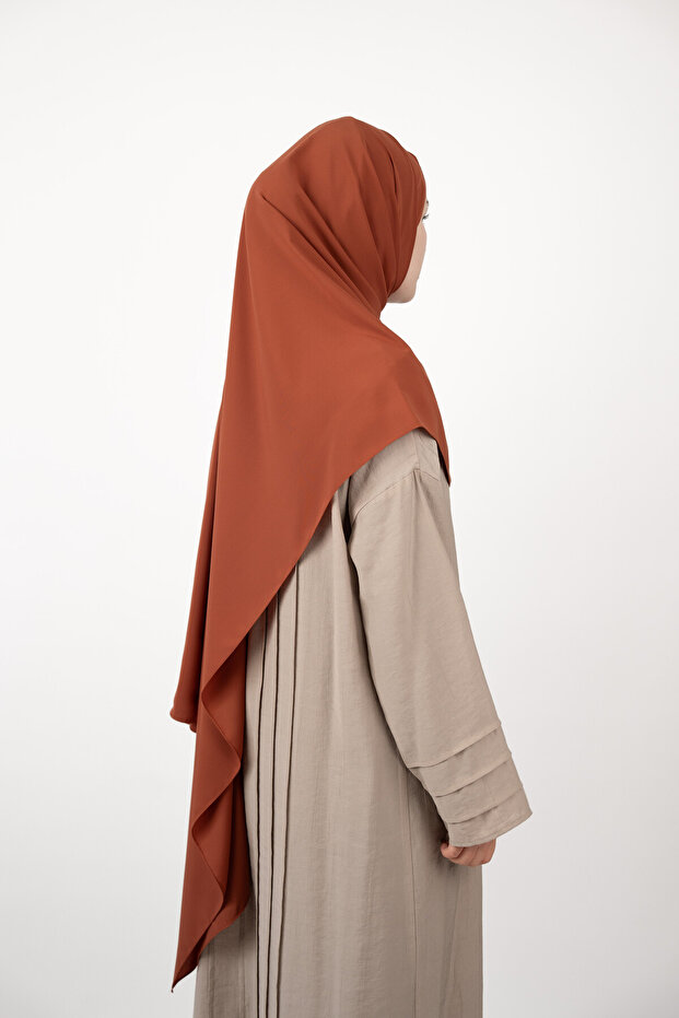 Medine İpeği Şal KİREMİT - 2