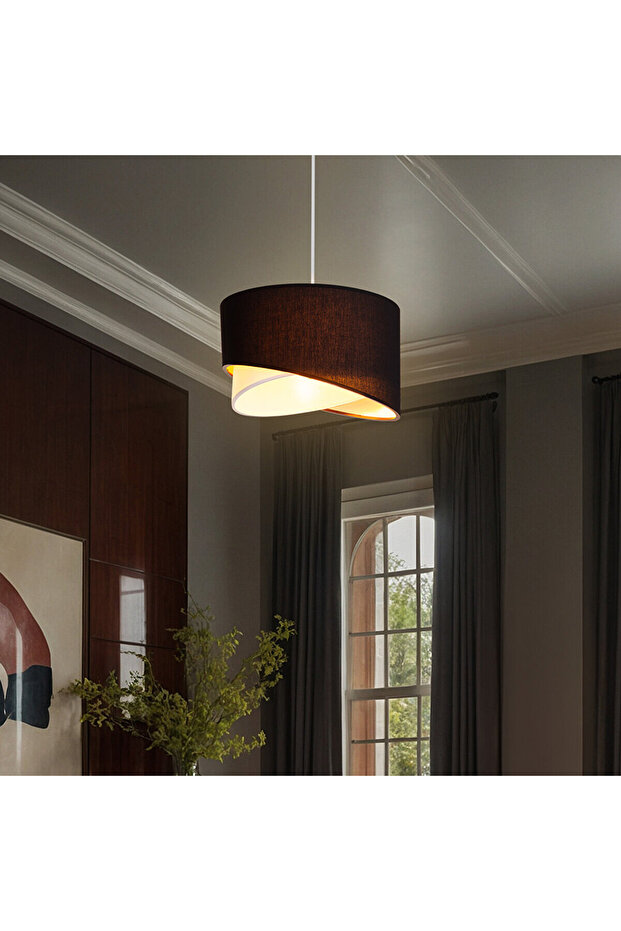 Nilay Tekli Sarkıt Siyah/Beyaz - 4