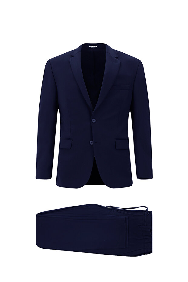 Regular Fit Plain Seersucker Jacket