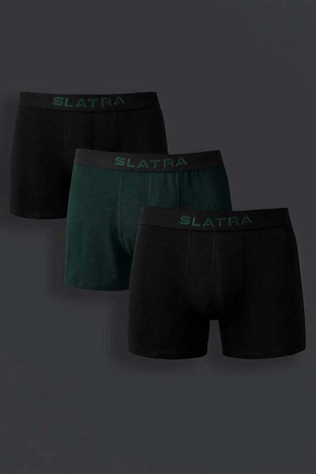 Erkek Basic 3'lü Boxer - Obsidian - 1