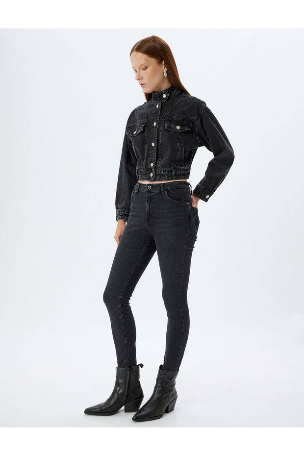 High Waisted Jeans Skinny Leg Push up - Skinny Push up Fit Jeans