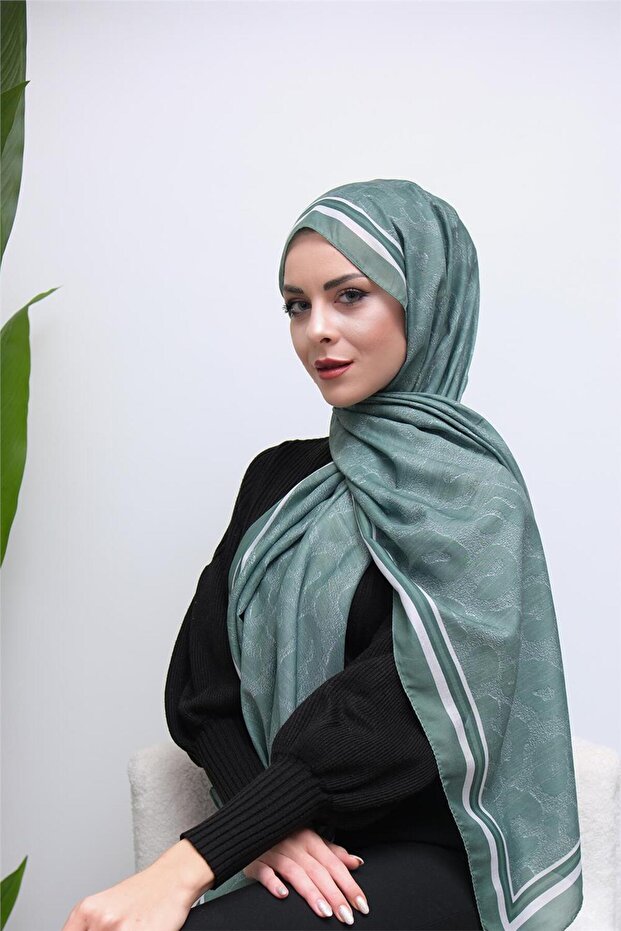 Leopard Patterned Digital Soft Shawl - 6