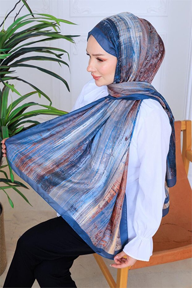 Abstrack Patterned Digital Soft Shawl - 2