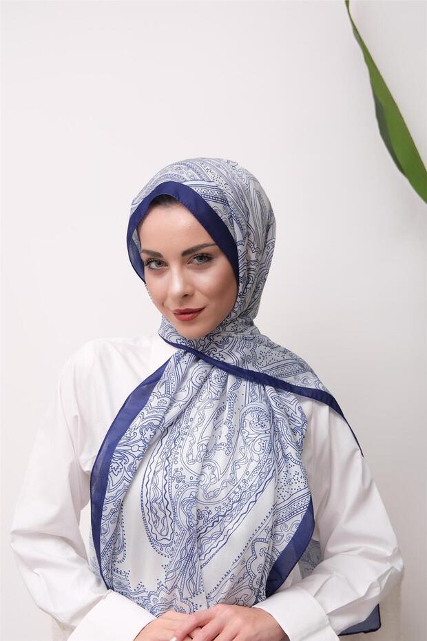 Ethnic Patterned Digital Soft Shawl - 7
