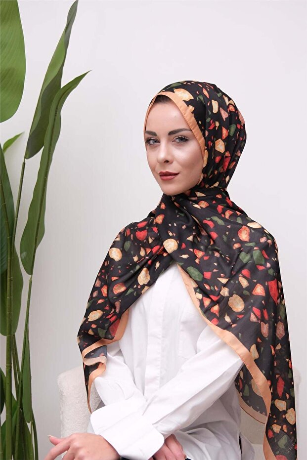 Artline Patterned Digital Soft Shawl