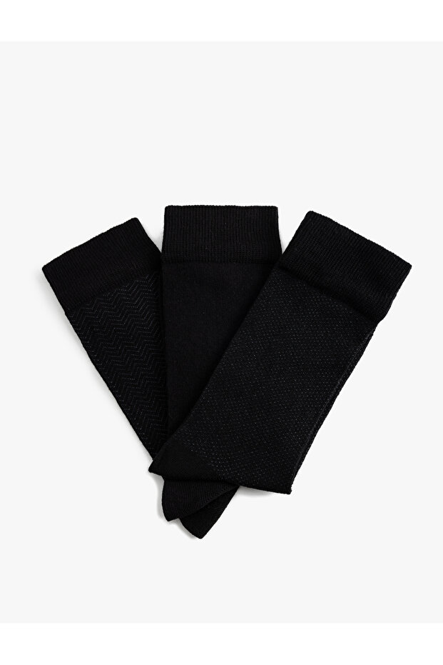 Cotton 3-Piece Sock Set
