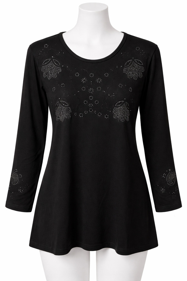 Luxury Stone Embroidered Mother Cotton Dress (New Season - 2026)