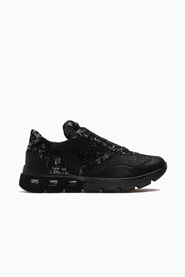 Women's Leather Daily Casual Shoes 26Y D26Ya-3990 Black