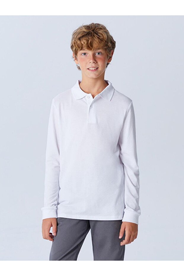 Polo Neck Boy T-Shirt