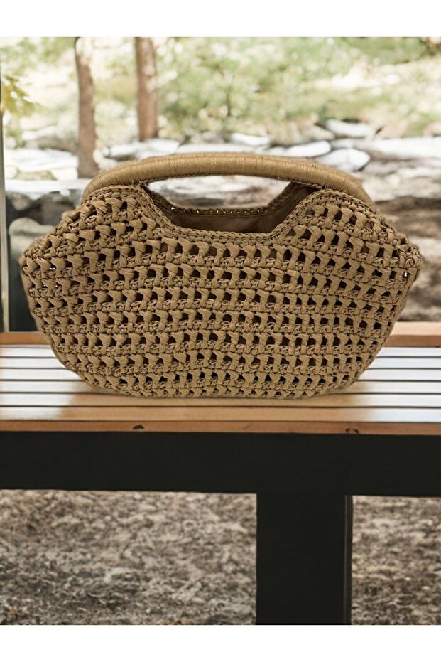 Mango Model Örme Canta - 1