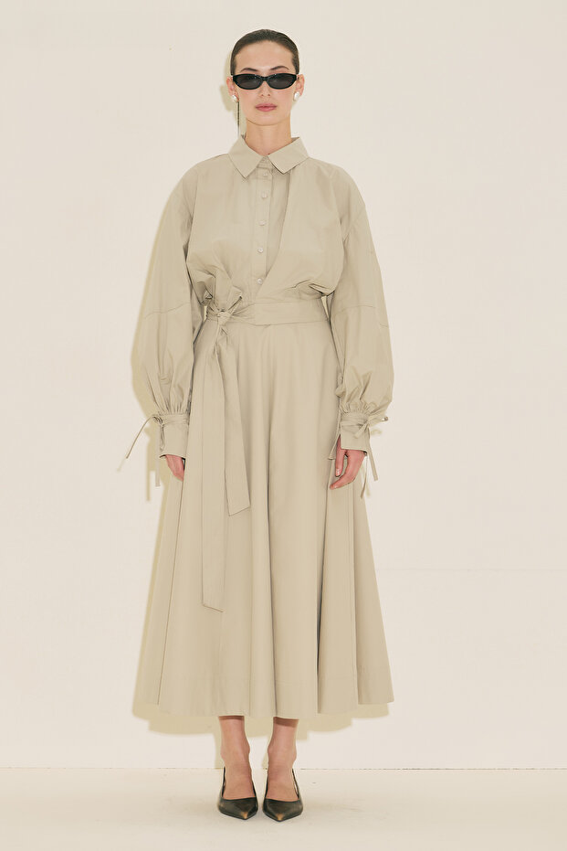 LABECA BAĞLAMALI GÖMLEK TAŞ - 7