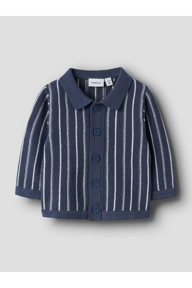 Strickjacke Polo Strick - 1