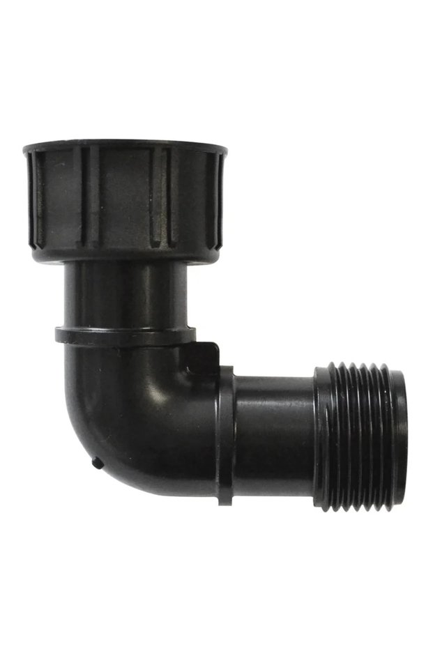2-way coupling elbow, polypropylene, external thread, 32 mm