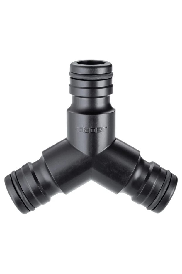 Conector rapid cu 3 cai Claber, plastic