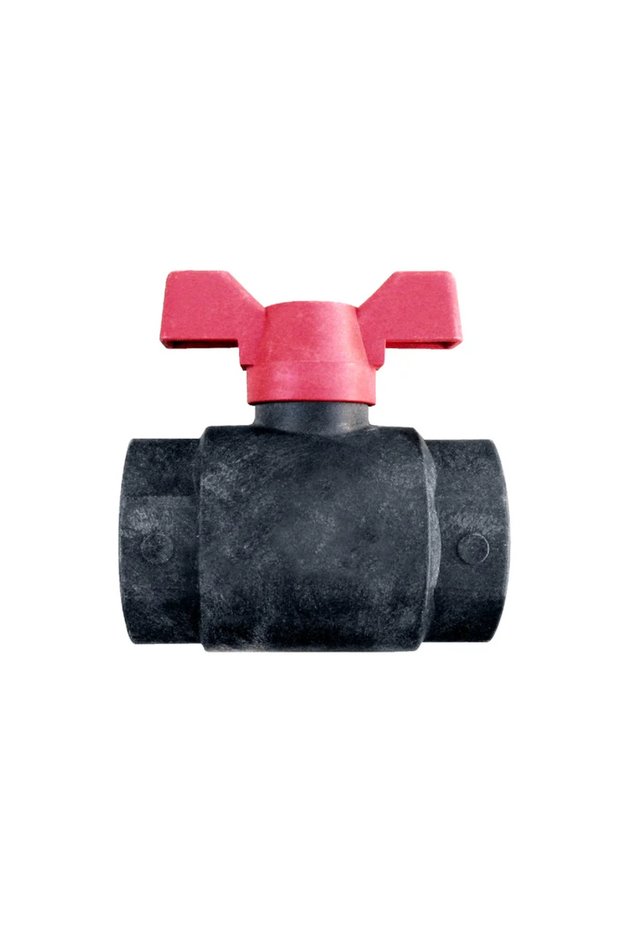 Polypropylene valve, internal thread, PN16, 25 mm